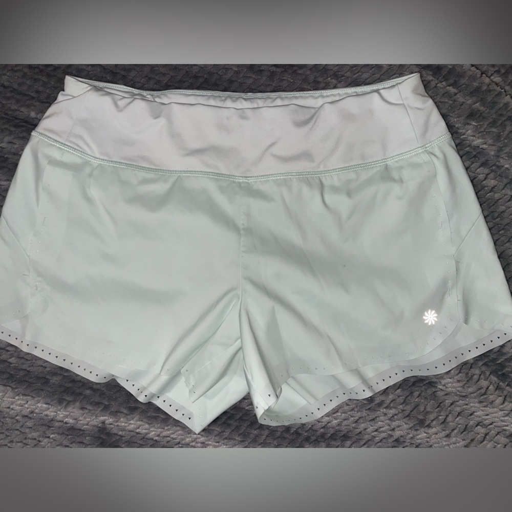 ATHLETA White Lined Shorts